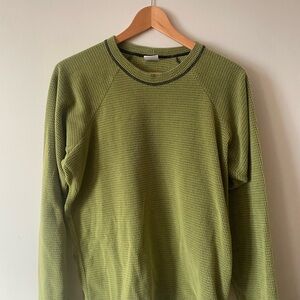 Melanzana Green Crewneck Sweater for Men